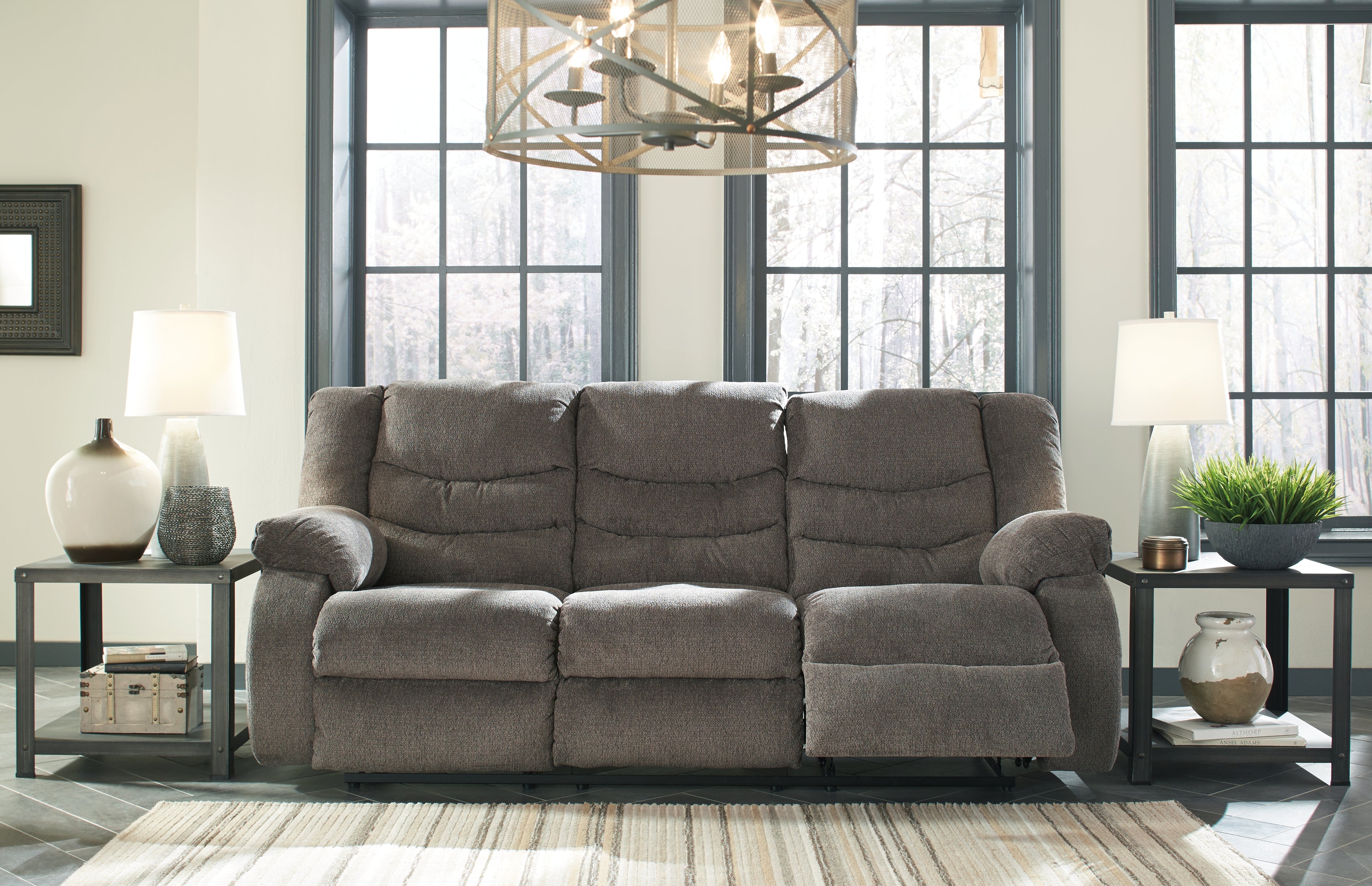 Tulen Gray Reclining Sofa and Recliner - 98606U2