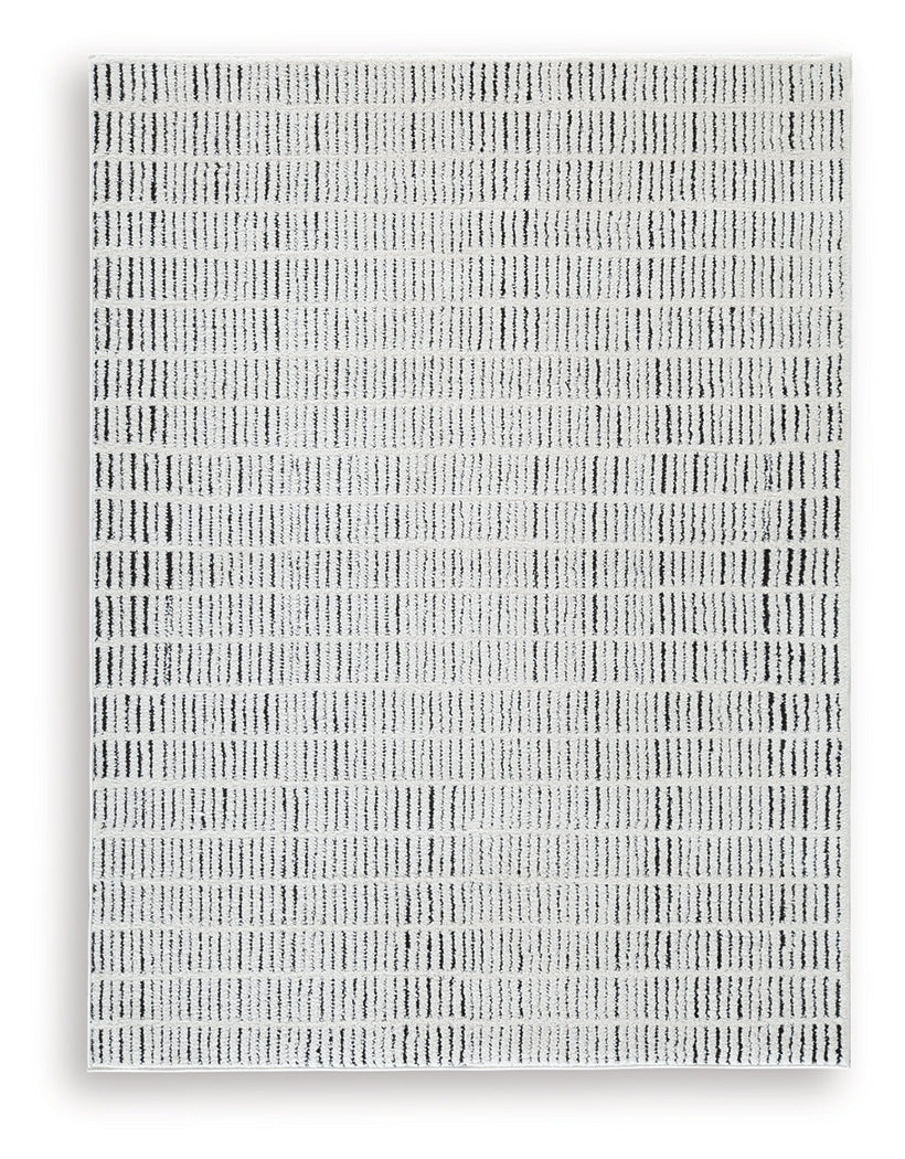 Turinwith Ivory/Black Medium Rug - R407552