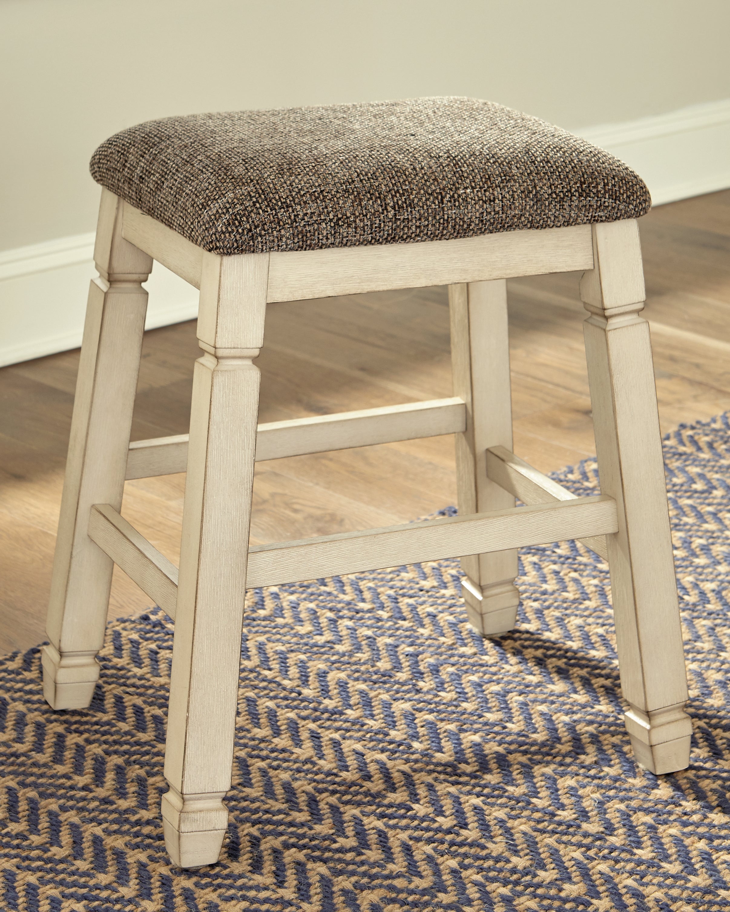 Two-tone Bolanburg Counter Height Dining Table and 4 Barstools - PKG014019
