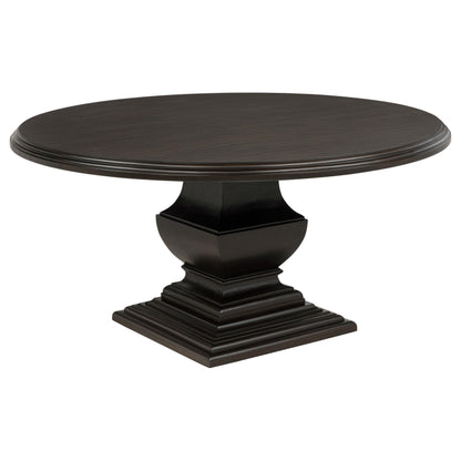 Twyla 60-inch Round Wood Dining Room Table Dark Cocoa - 109230