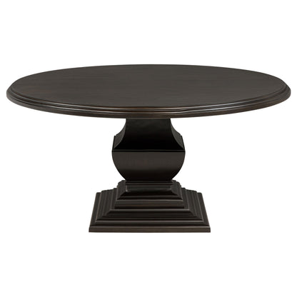 Twyla 60-inch Round Wood Dining Room Table Dark Cocoa - 109230