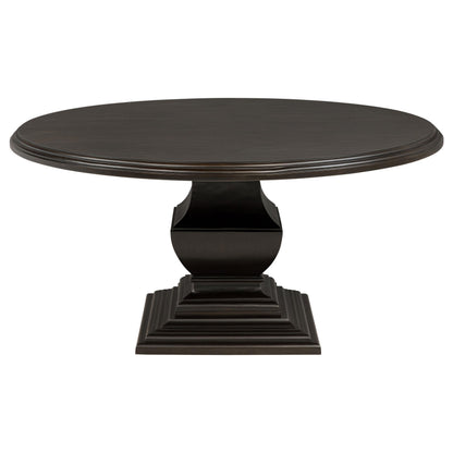 Twyla 7-piece Round Wood Dining Room Table Set Dark Cocoa - 109230-S7