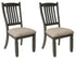 Tyler Creek 2-Piece Dining Room Chair in Black/Grayish Brown - PKG000210