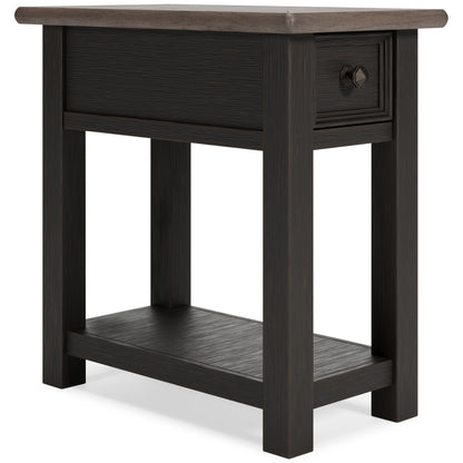 Tyler Creek Coffee Table with 2 End Tables in Grayish Brown/Black - PKG010344