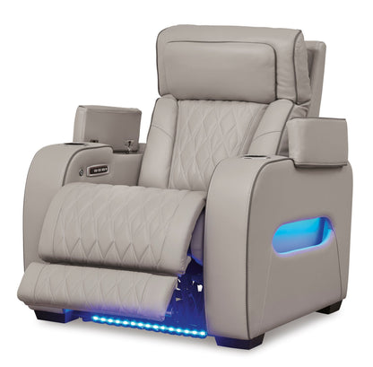 U271-05 Power Reclining Set (Genuine Leather + Air Massage) *2pc - U271-05 Power Reclining Set 2pc