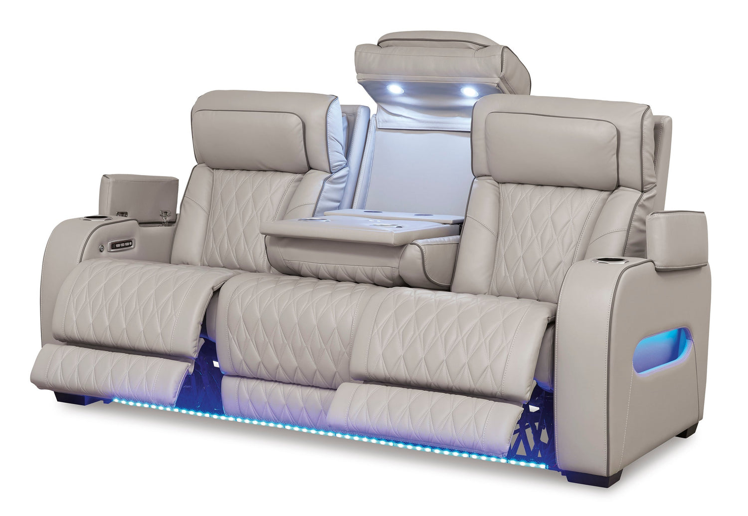 U271-05 Power Reclining Set (Genuine Leather + Air Massage) *Chair - U271-05 Power Reclining Set Chair