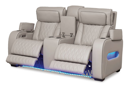 U271-05 Power Reclining Set (Genuine Leather + Air Massage) *Chair - U271-05 Power Reclining Set Chair