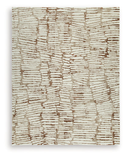 Uduak Cream/Tan/Rust Large Rug - R408111