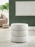 Ummi Bone Swivel Accent Ottoman - A3000792