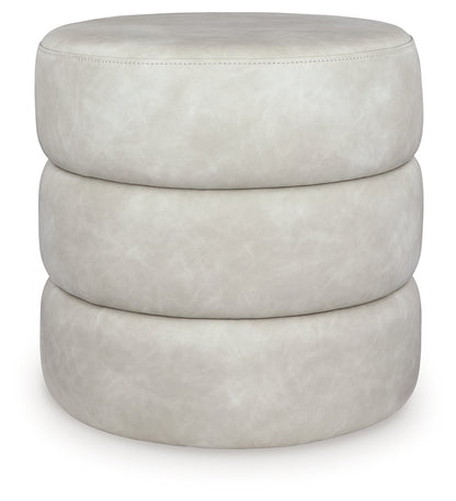 Ummi Bone Swivel Accent Ottoman - A3000792
