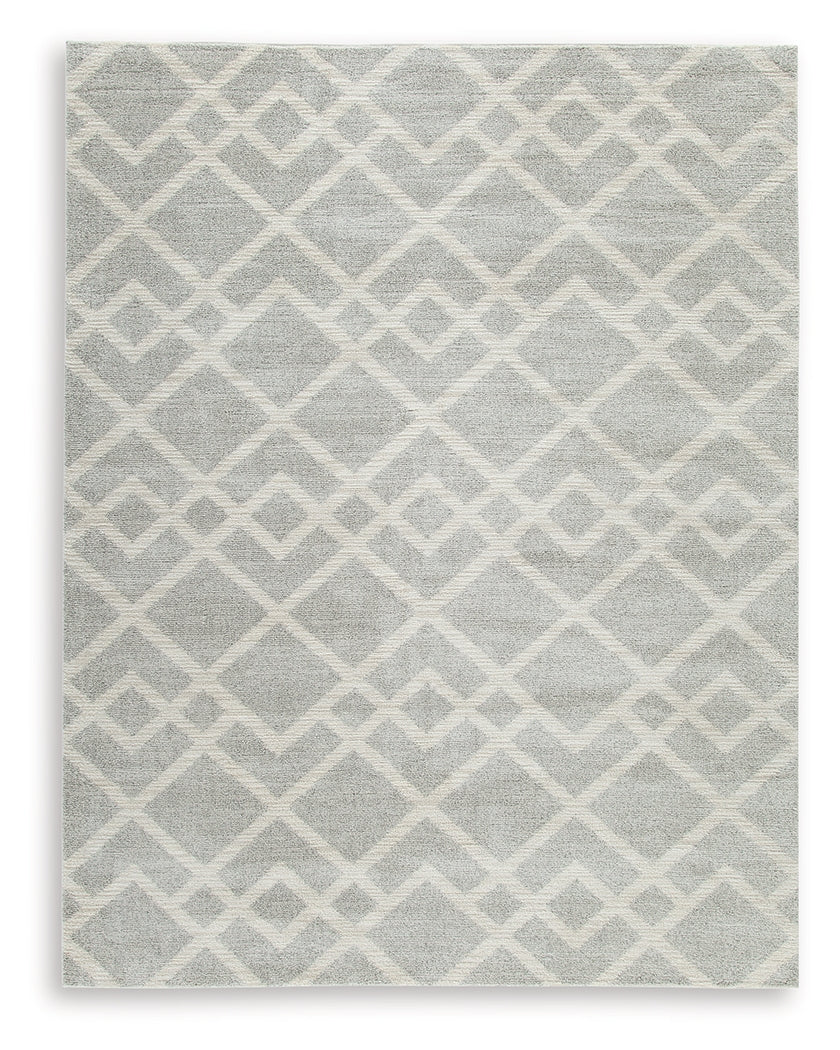 Unawick Gray/Ivory Large Rug - R407331