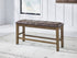 Urbinforte Light Brown Counter Height Dining Bench - PCD592-09