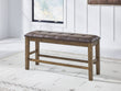 Urbinforte Light Brown Counter Height Dining Bench - PCD592-09