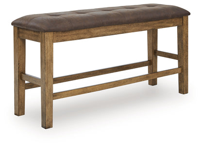 Urbinforte Light Brown Counter Height Dining Bench - PCD592-09