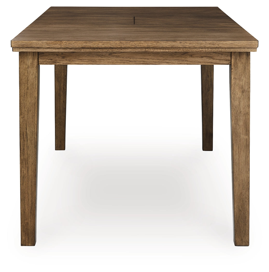 Urbinforte Light Brown Counter Height Dining Extension Table - PCD592-32