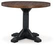 Valebeck Counter Height Dining Table and 6 Barstools - D546D34