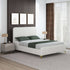 Valery King Size Cream Boucle Platform Bed - BED00500107