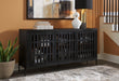 Vallisburg Black/Natural Accent Cabinet - A4000644