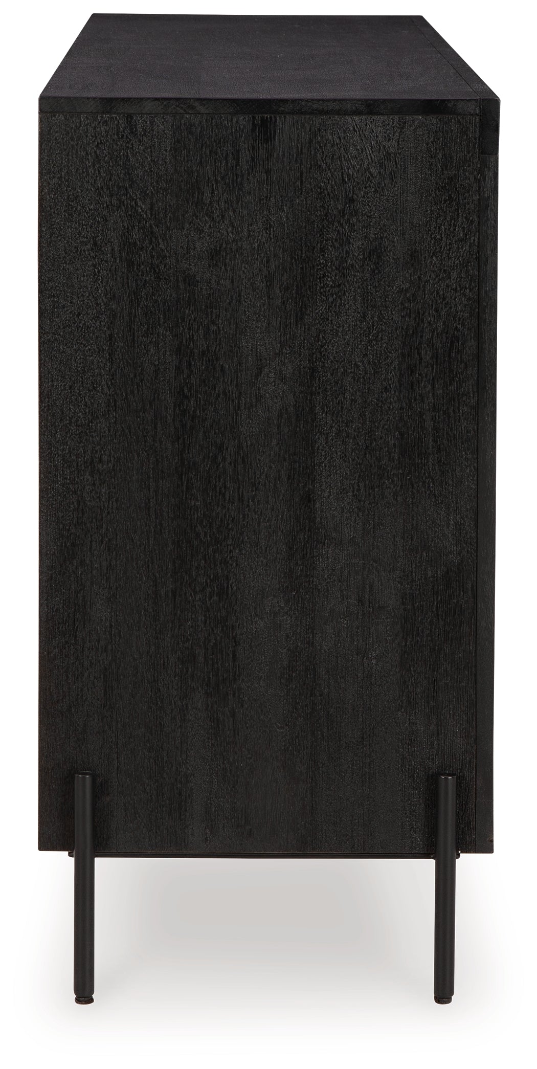 Vallisburg Black/Natural Accent Cabinet - A4000644