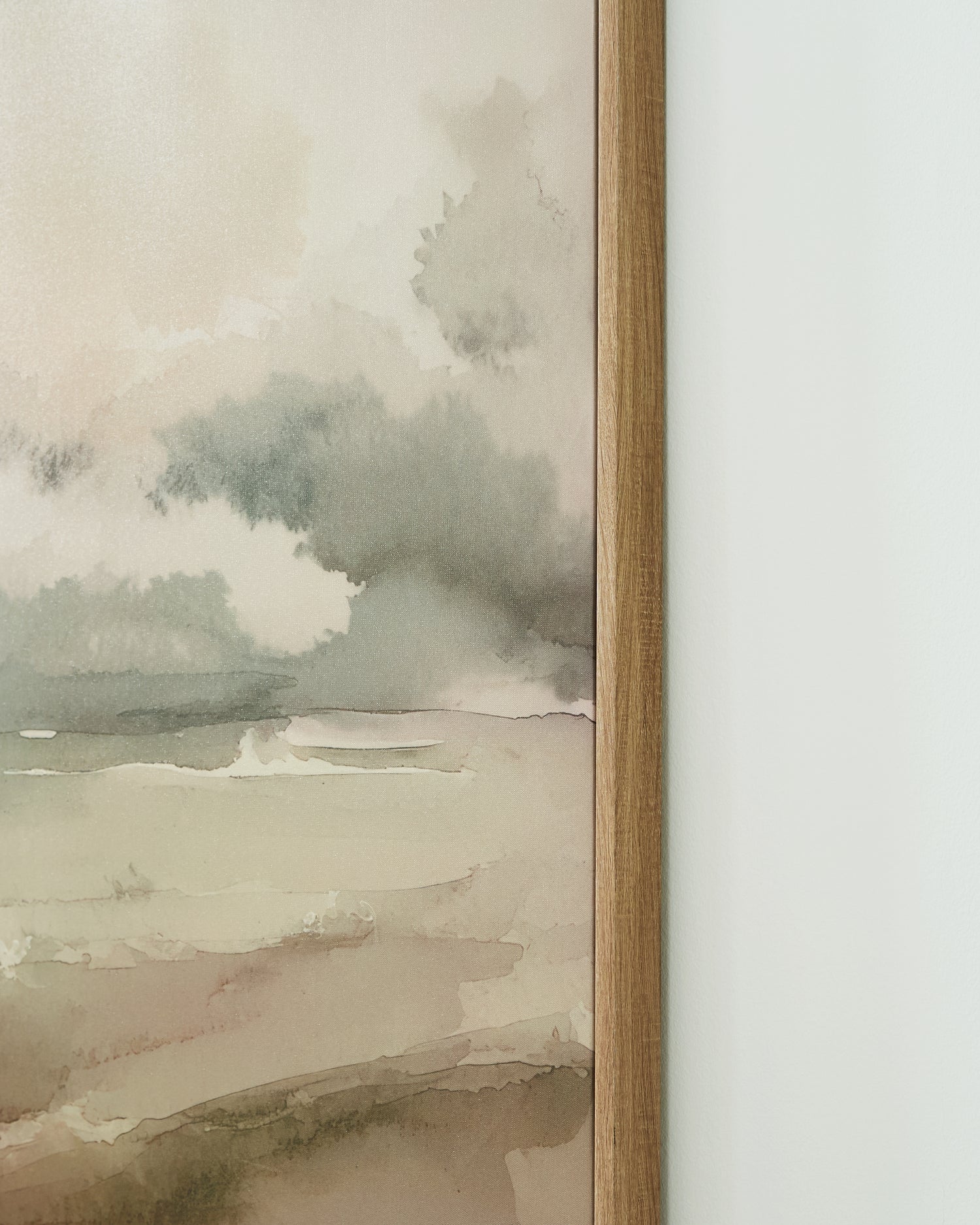 Vallus Blush/Green/Gray Wall Art - A8000524
