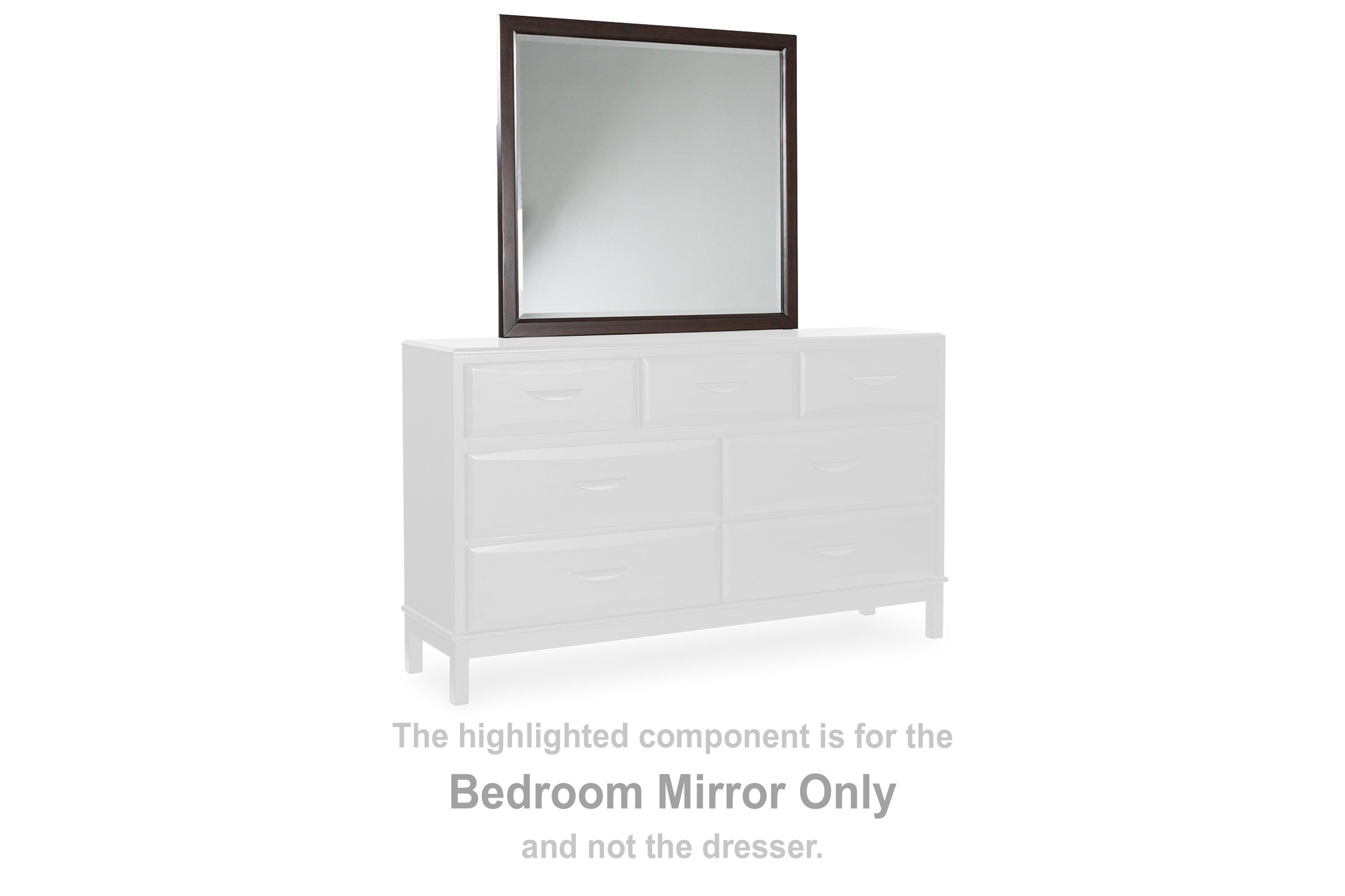 Vanmore Dark Brown Bedroom Mirror - B479-36