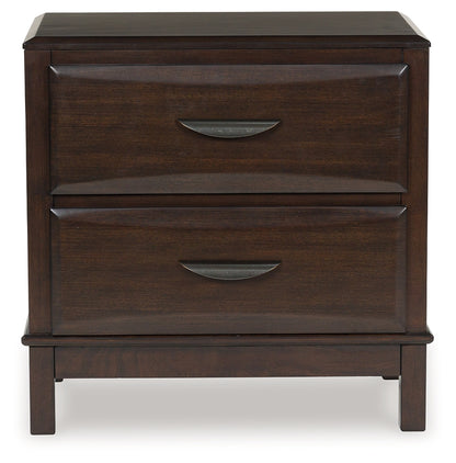 Vanmore Dark Brown Nightstand - B479-92