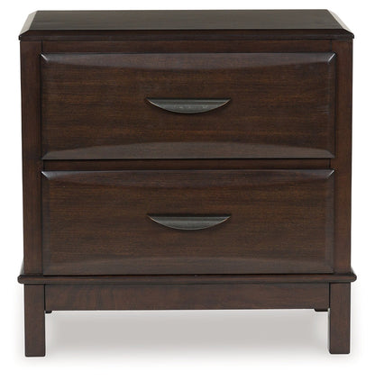 Vanmore Dark Brown Nightstand from Ashley - Luna Furniture