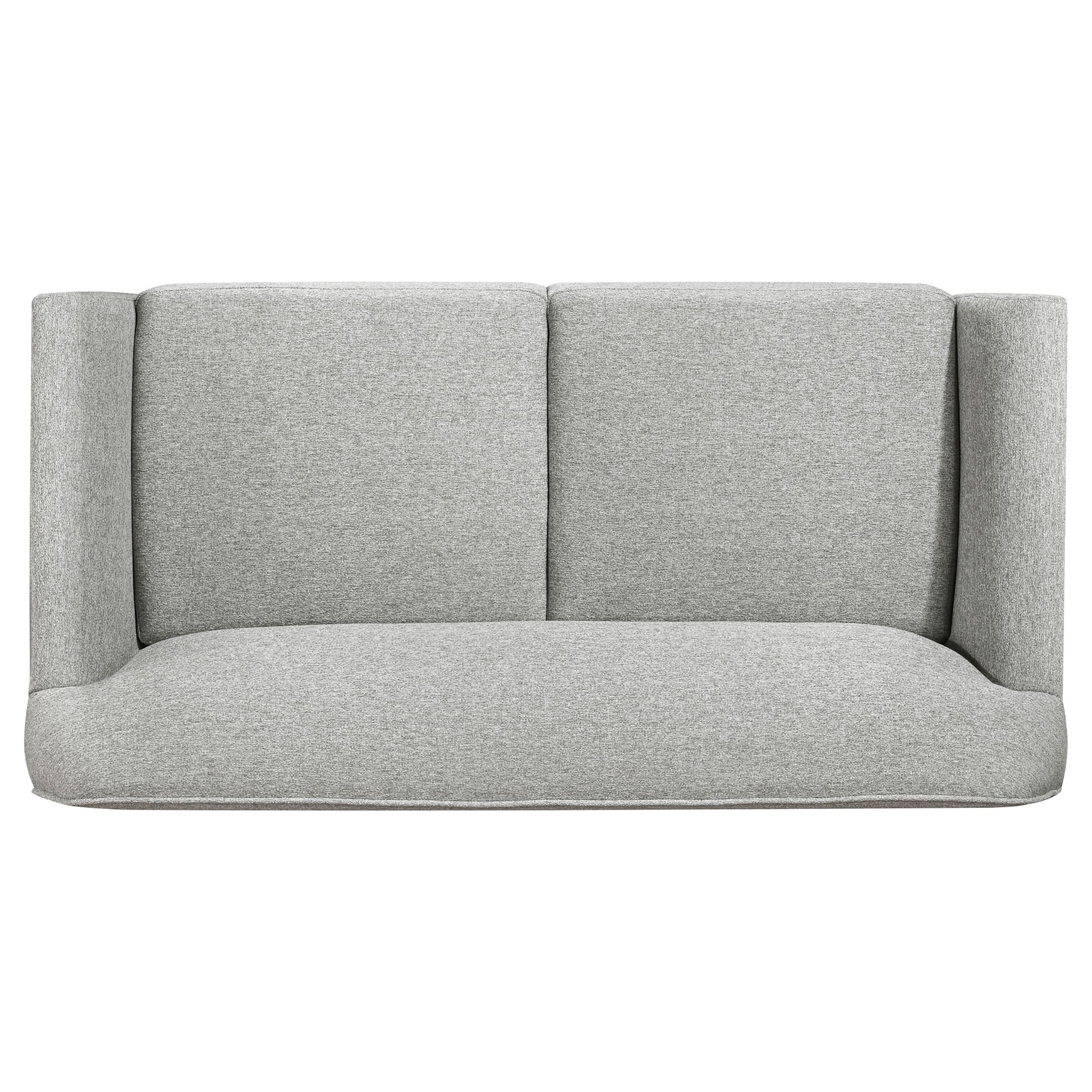 Vaughn 2-piece Fabric Upholstered Flared Arm Sofa Set Grey - 511071-S2