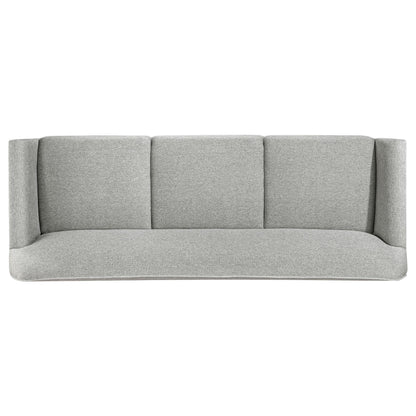 Vaughn 2-piece Fabric Upholstered Flared Arm Sofa Set Grey - 511071-S2