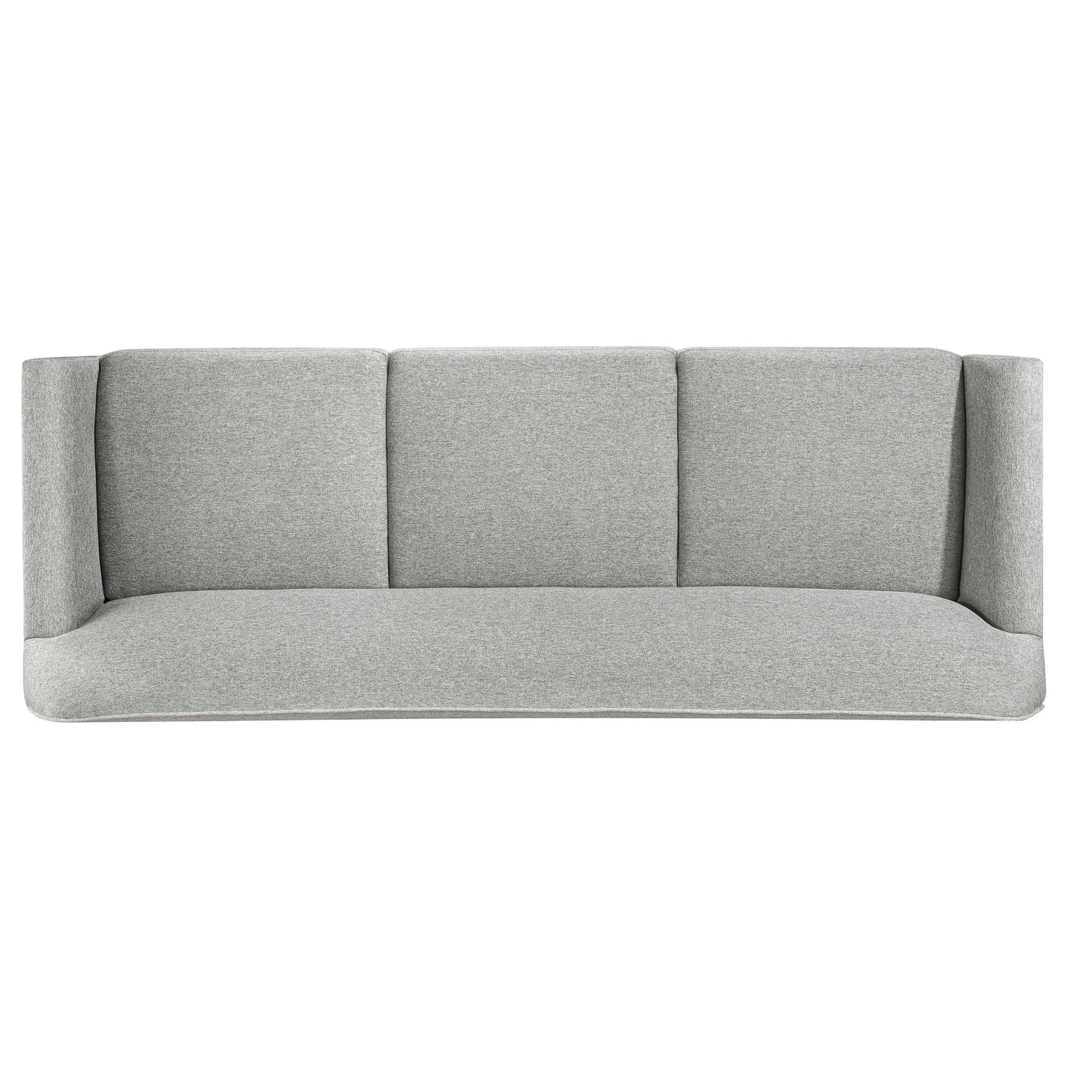 Vaughn 3-piece Fabric Upholstered Flared Arm Sofa Set Grey - 511071-S3