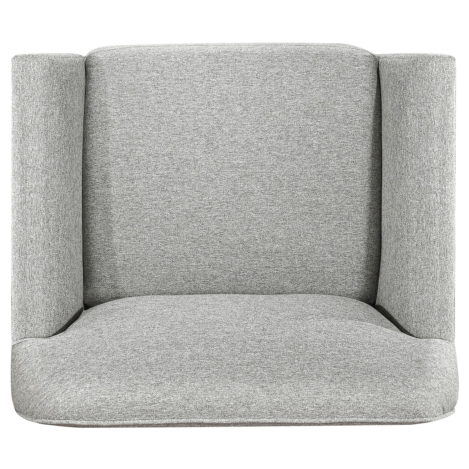 Vaughn Fabric Upholstered Flared Arm Accent Chair Grey - 511073