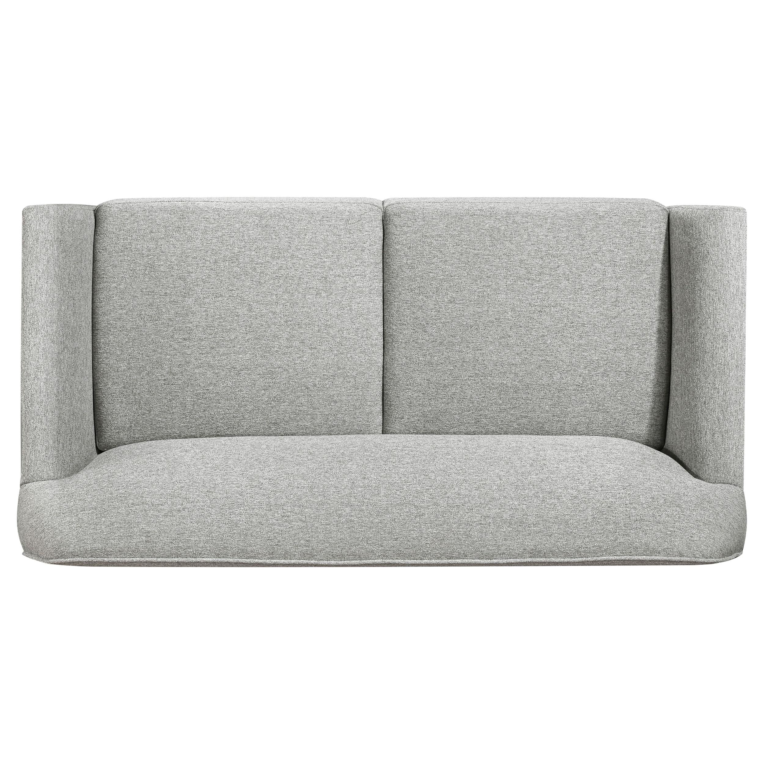 Vaughn Fabric Upholstered Flared Arm Loveseat Grey - 511072