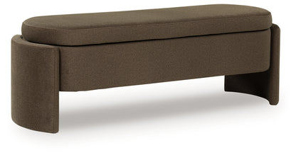 Vavuniya Brown Storage Bench - A3000750