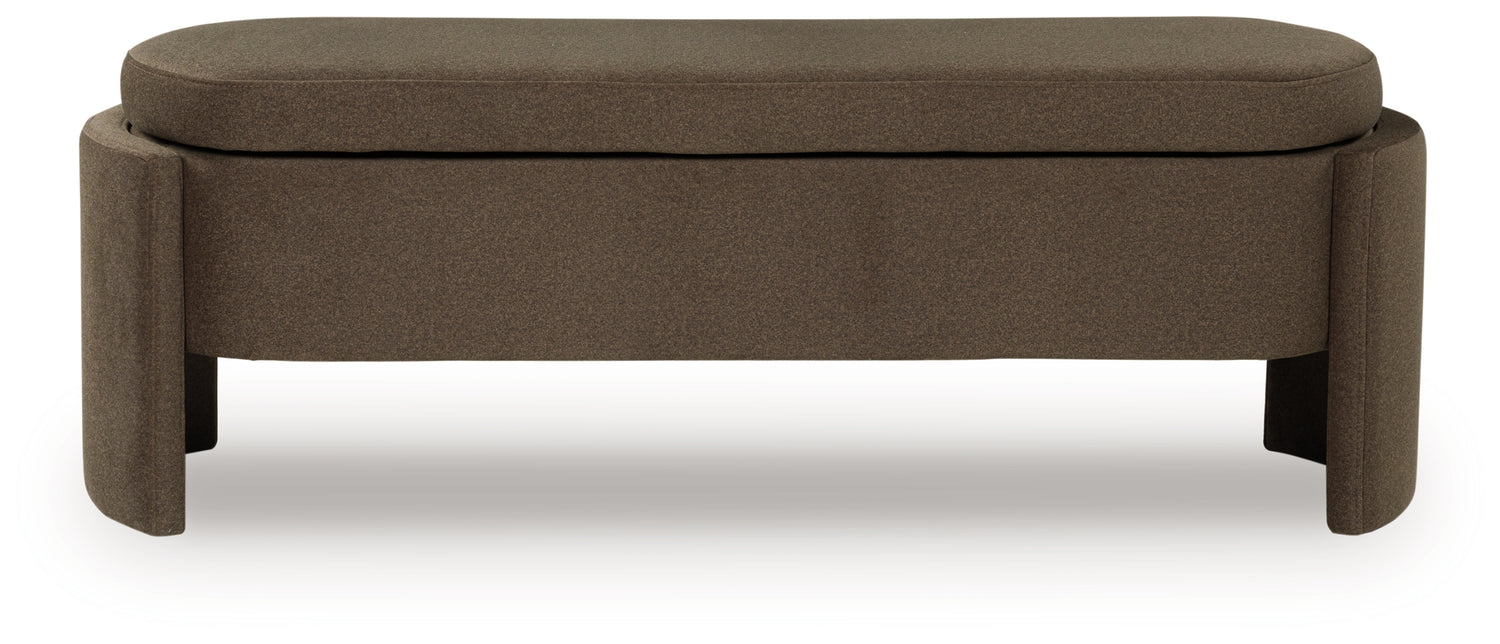 Vavuniya Brown Storage Bench - A3000750