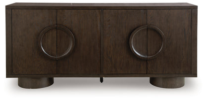 Veeda Dark Brown Accent Cabinet - A4000703