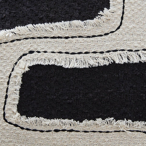 Veerbank Black/Beige Pillow (Set of 4) - A1001114