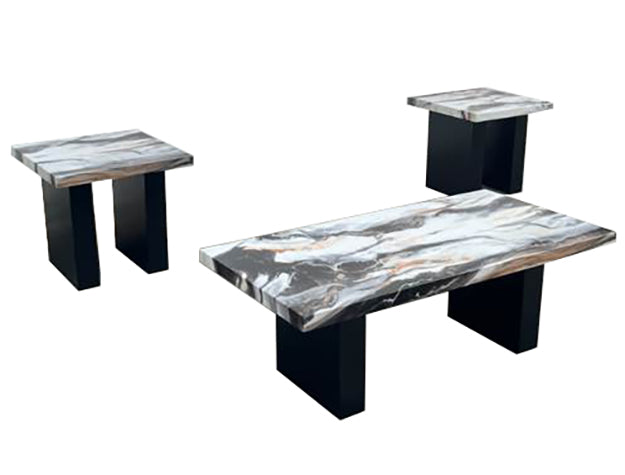 Vega 3-Pk Faux Mbl Cktl Set - 4120SET