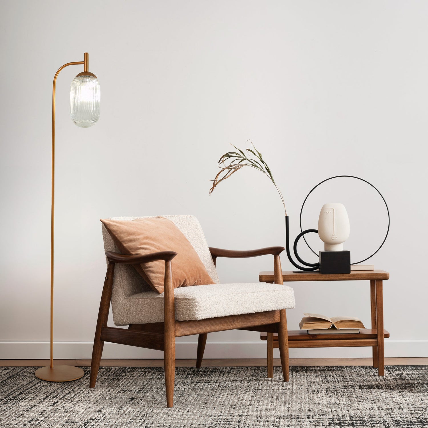 Vela Floor Lamp Bronze and Clear - FLL04103401
