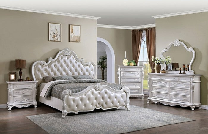 Ventresca White Queen Bed