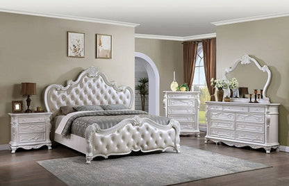 Ventresca White Queen Bed