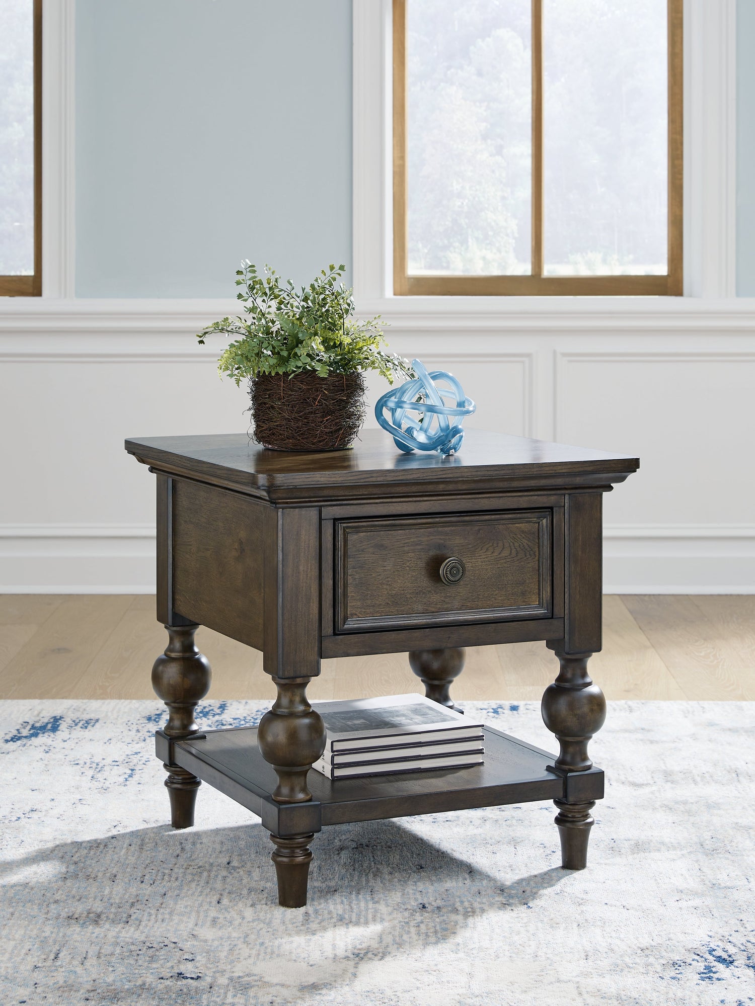 Veramond Dark Brown End Table - T694-2 - Bien Home Furniture &amp; Electronics