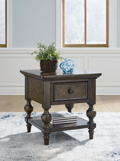 Veramond Dark Brown End Table - T694-2 - Bien Home Furniture &amp; Electronics