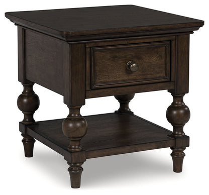 Veramond Dark Brown End Table - T694-2 - Bien Home Furniture &amp; Electronics