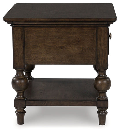 Veramond Dark Brown End Table - T694-2 - Bien Home Furniture &amp; Electronics