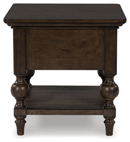 Veramond Dark Brown End Table - T694-2 - Bien Home Furniture &amp; Electronics