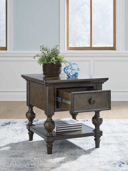 Veramond Dark Brown End Table - T694-2 - Bien Home Furniture &amp; Electronics