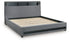 Verishaw Gray California King Upholstered Bed - PCB2721B22