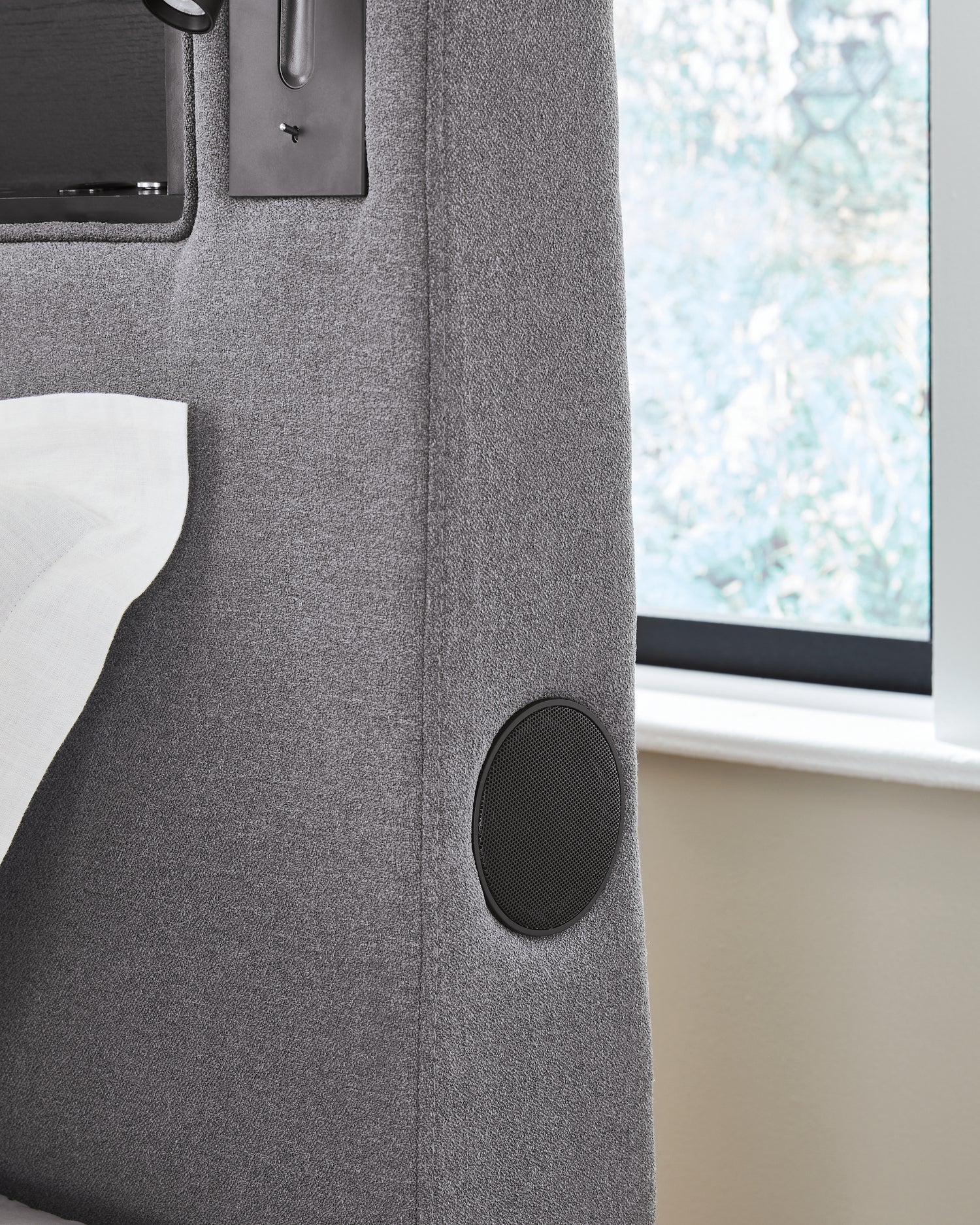 Verishaw Gray Twin Upholstered Bed - PCB2721B23