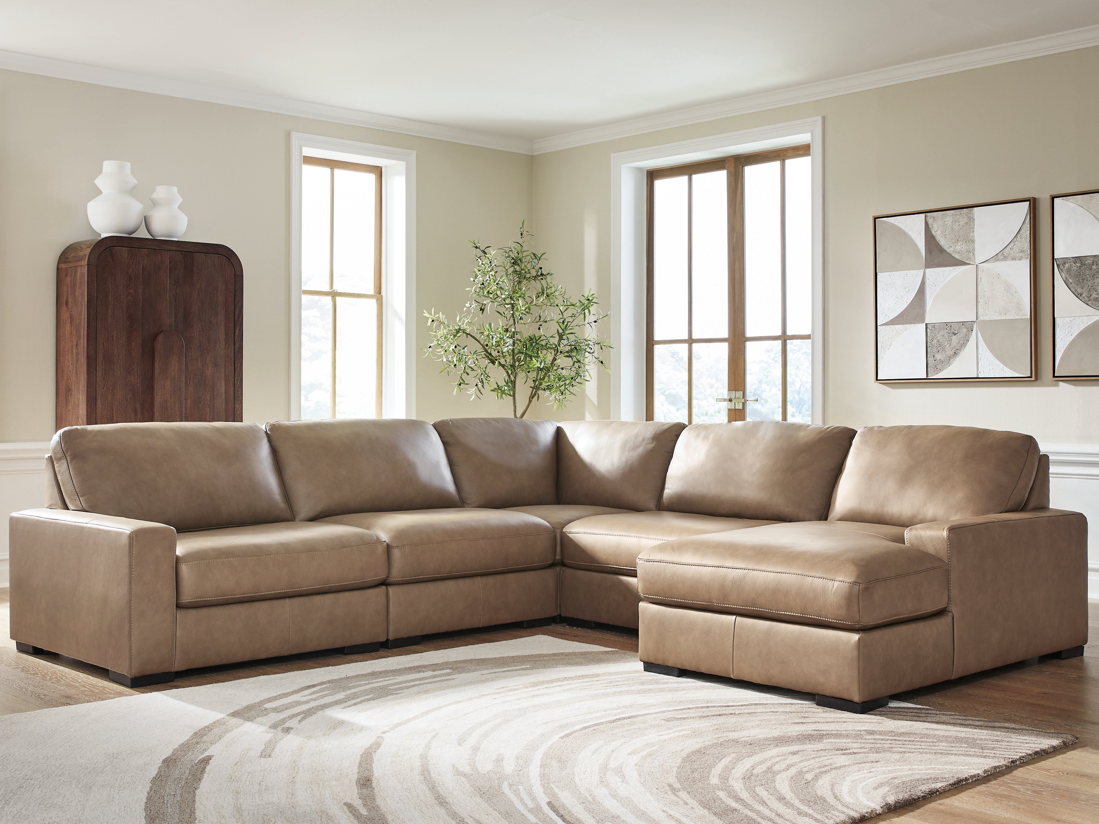 Veronella Sahara 5-Piece Sectional with Chaise - 76106S13