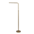 Verve Brassed Gold Floor Lamp with On/Off Switch Adjustable Led Round Base - FLL03702001